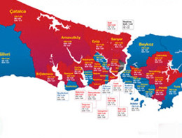 İşte İstanbul'un taraftar haritası